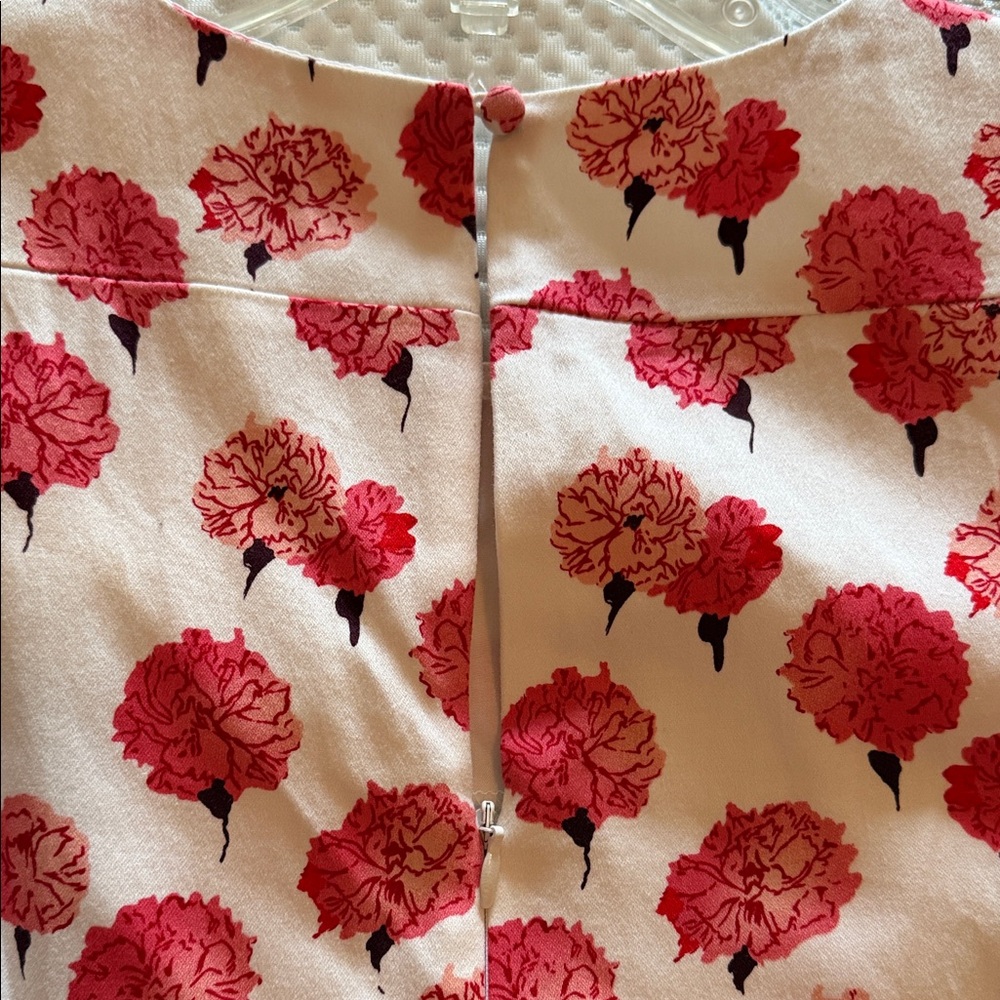 New York & Company Floral Pink and Red Dress 10 - Picture 5 of 6